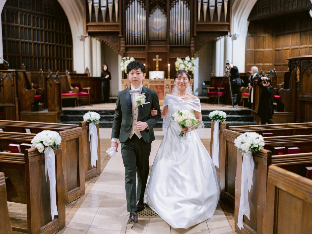 パリアメリカンチャーチウェディング