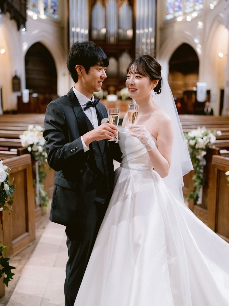 パリアメリカンチャーチ挙式