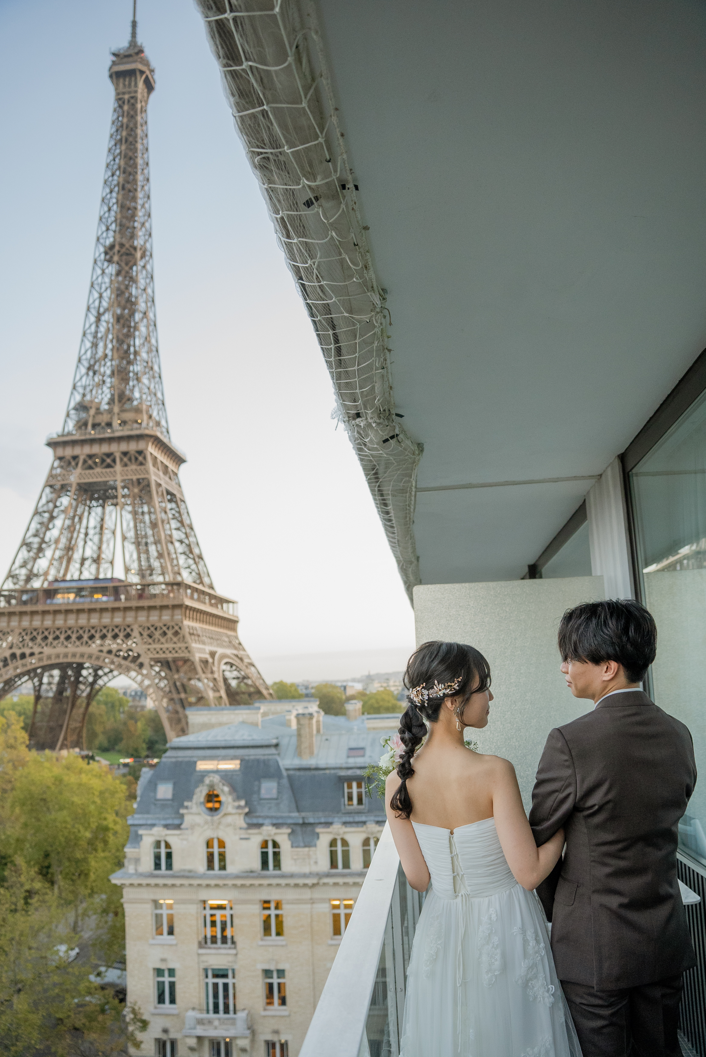 バルコンからエッフェル塔