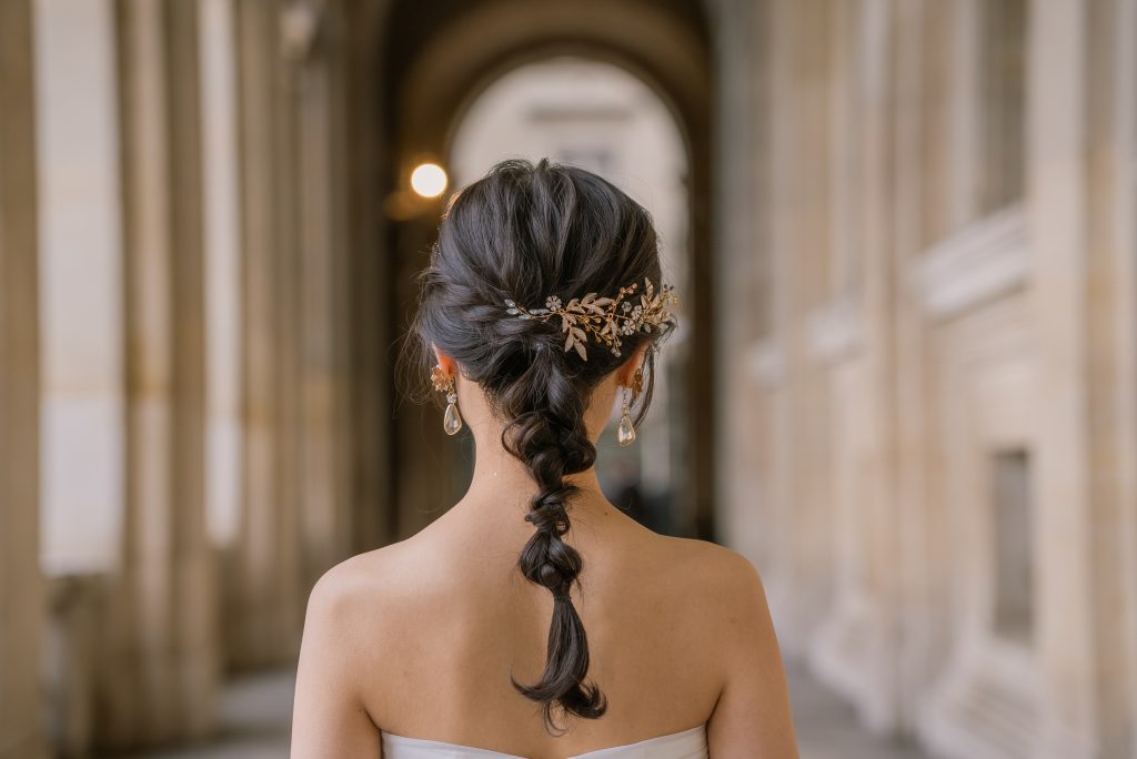 あみ下ろしヘアー