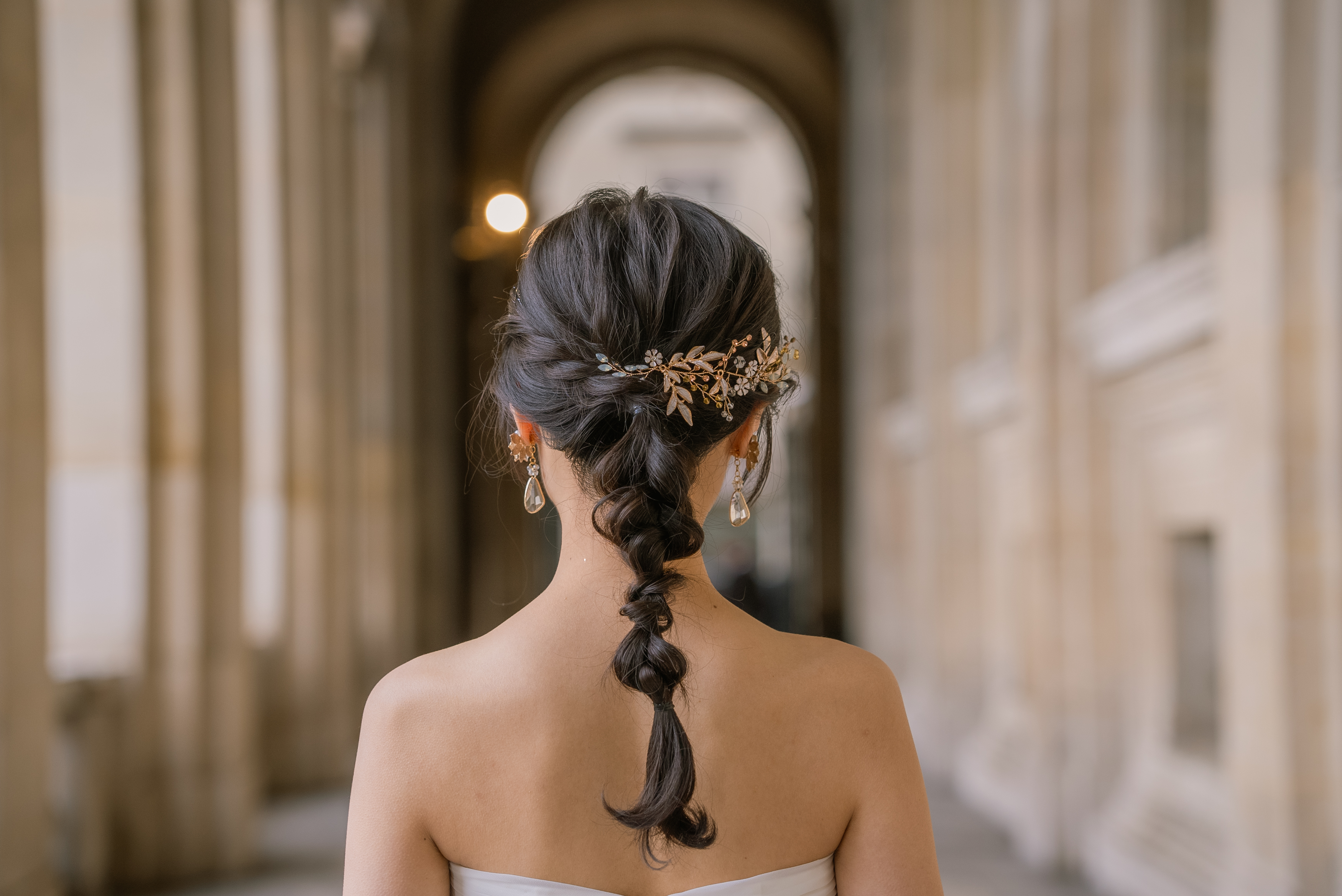 あみ下ろしヘアー